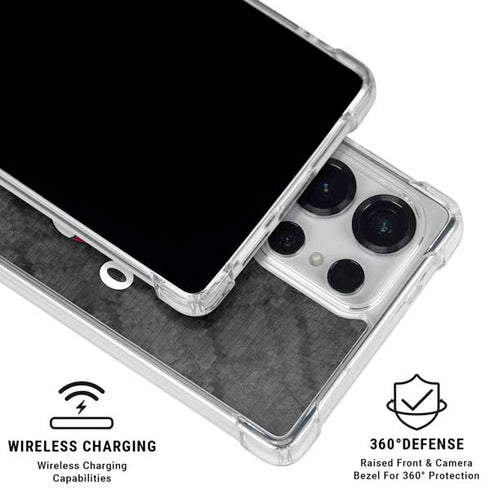 NBA Chicago Bulls Dark Rust Galaxy S25 Ultra Clear Case